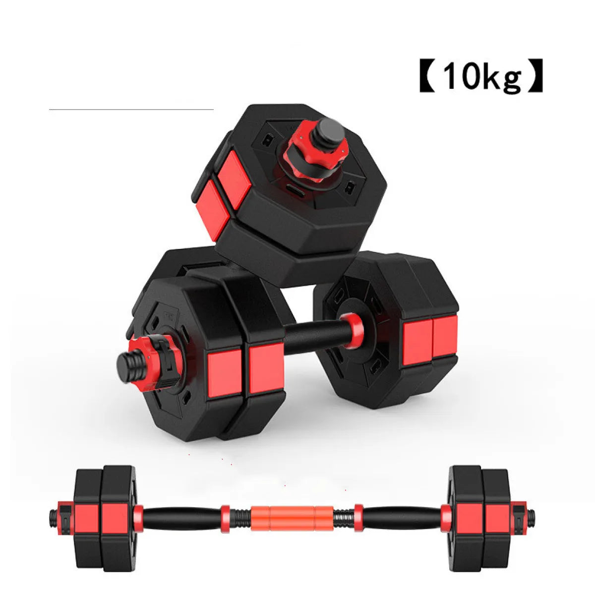 Octagonal Dumbbell Home Fitness Barbell